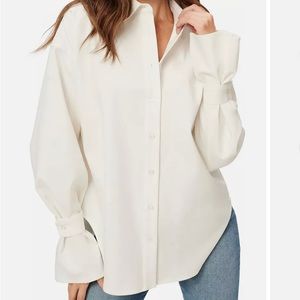 Good American white blouse!!